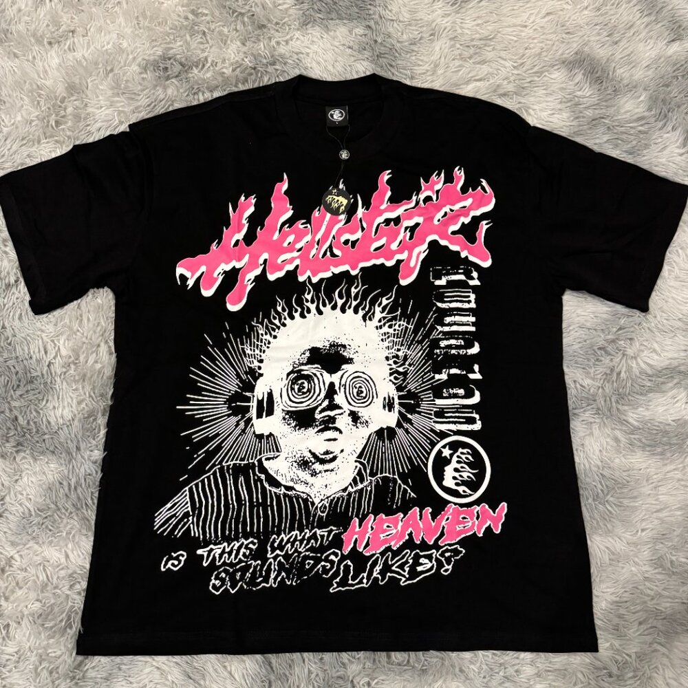 Hellstar This What Heaven Sounds Like T-Shirt Men’s Size Medium Large or X-Large